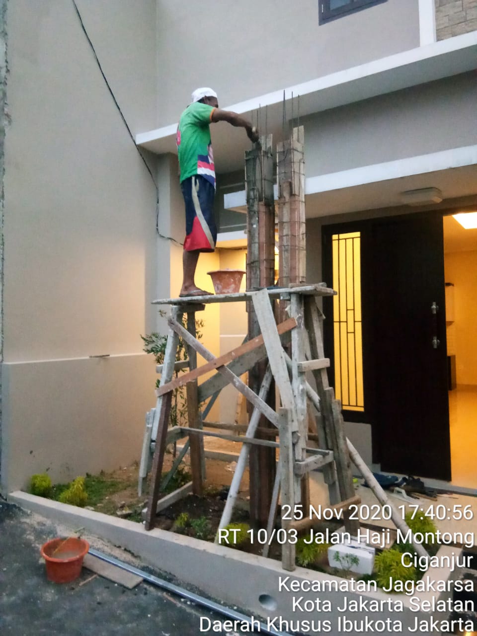 PEKERJAAN PEMBUATAN TIANG PENYANGGA KANOPI